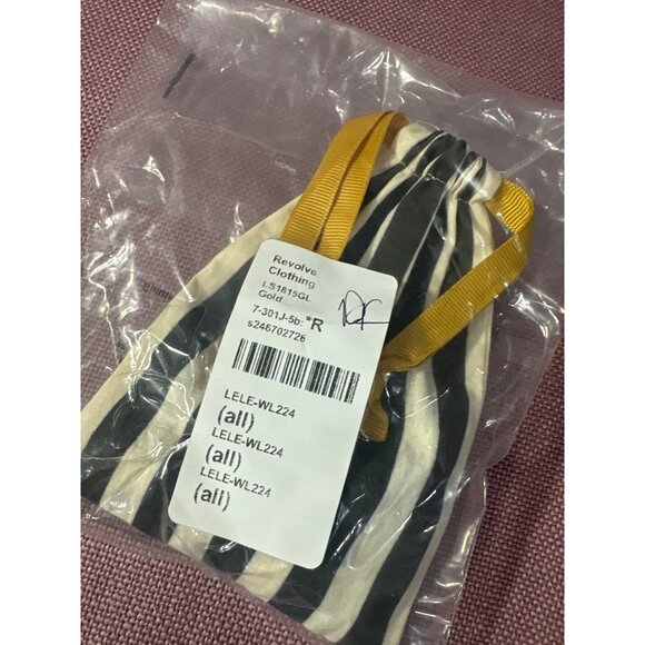 Lele Sadoughi Small Dome Teardrop Earrings in Gold New Womens Dangle Drop - Picture 8 of 11